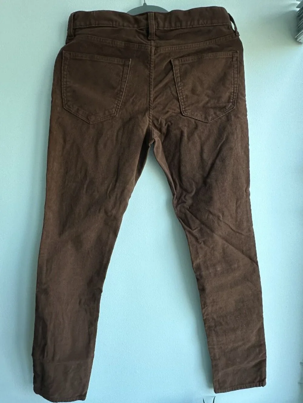 Banana Republic - Skinny Cozy Brushed Traveler Pant - Rust Brown (32x32)
